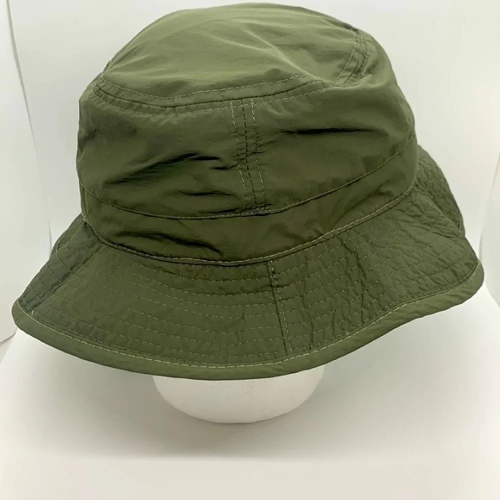 Stetson Boonie Hat Green Medium Vented Adjustable Toggle Neck Flap Outdoor Hike
